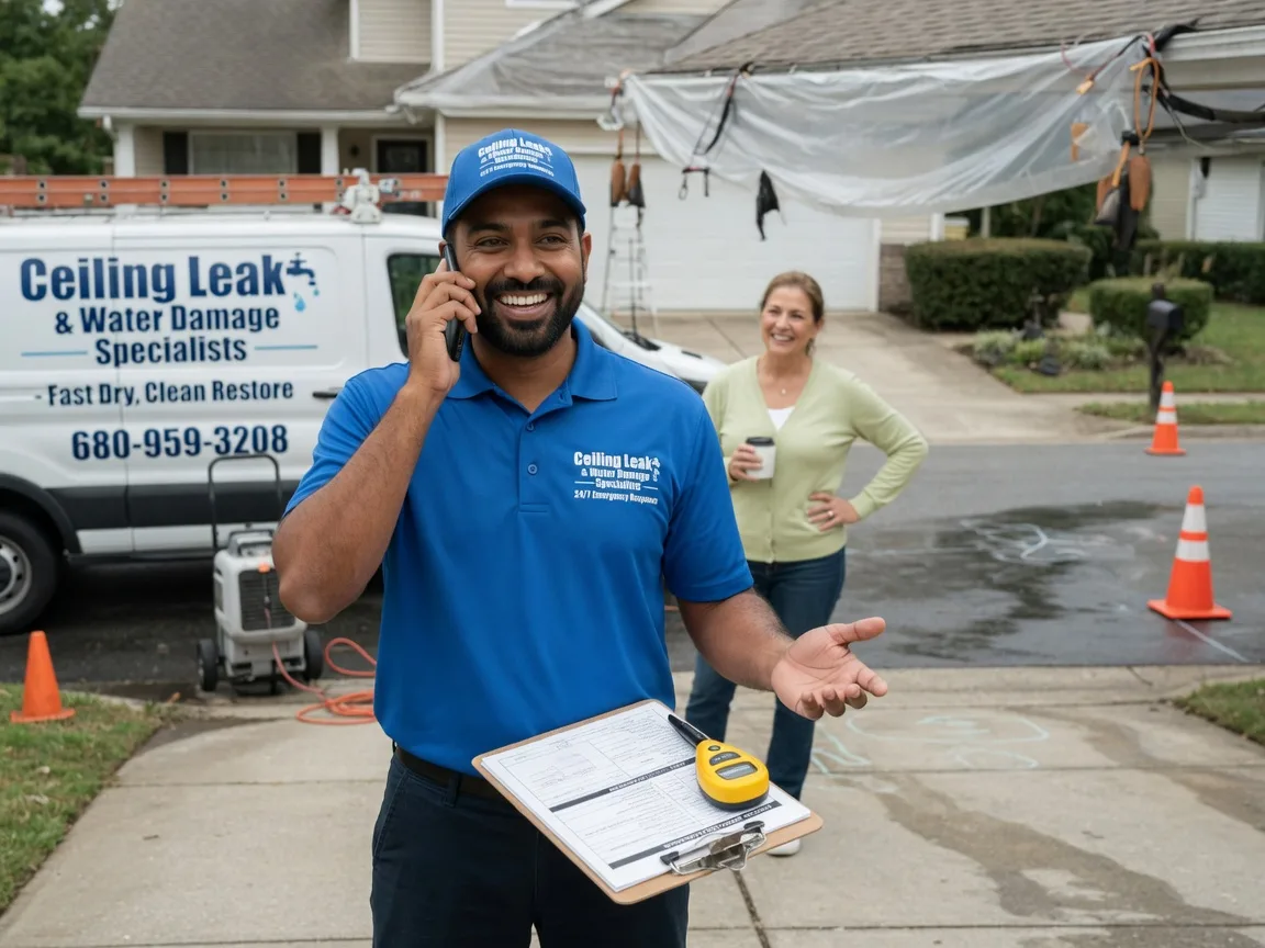 Ceiling Leak Cleanup Sandy Springs, GA FAQs